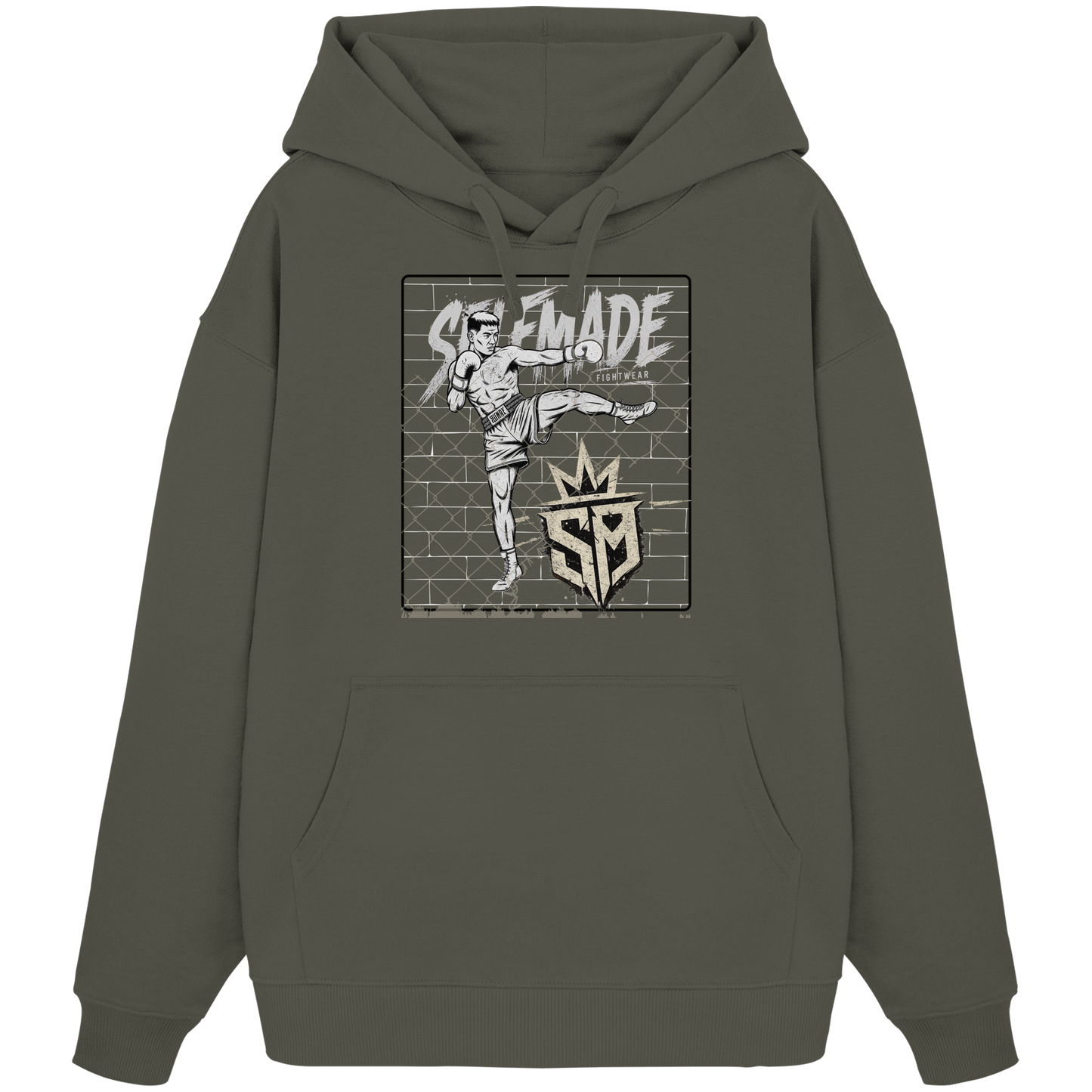 Kickboxer MuayThai No3 - Organic Oversize Hoodie