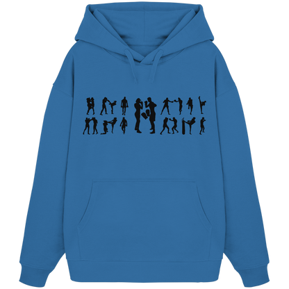 Collage MuayThai No2 - Organic Oversize Hoodie