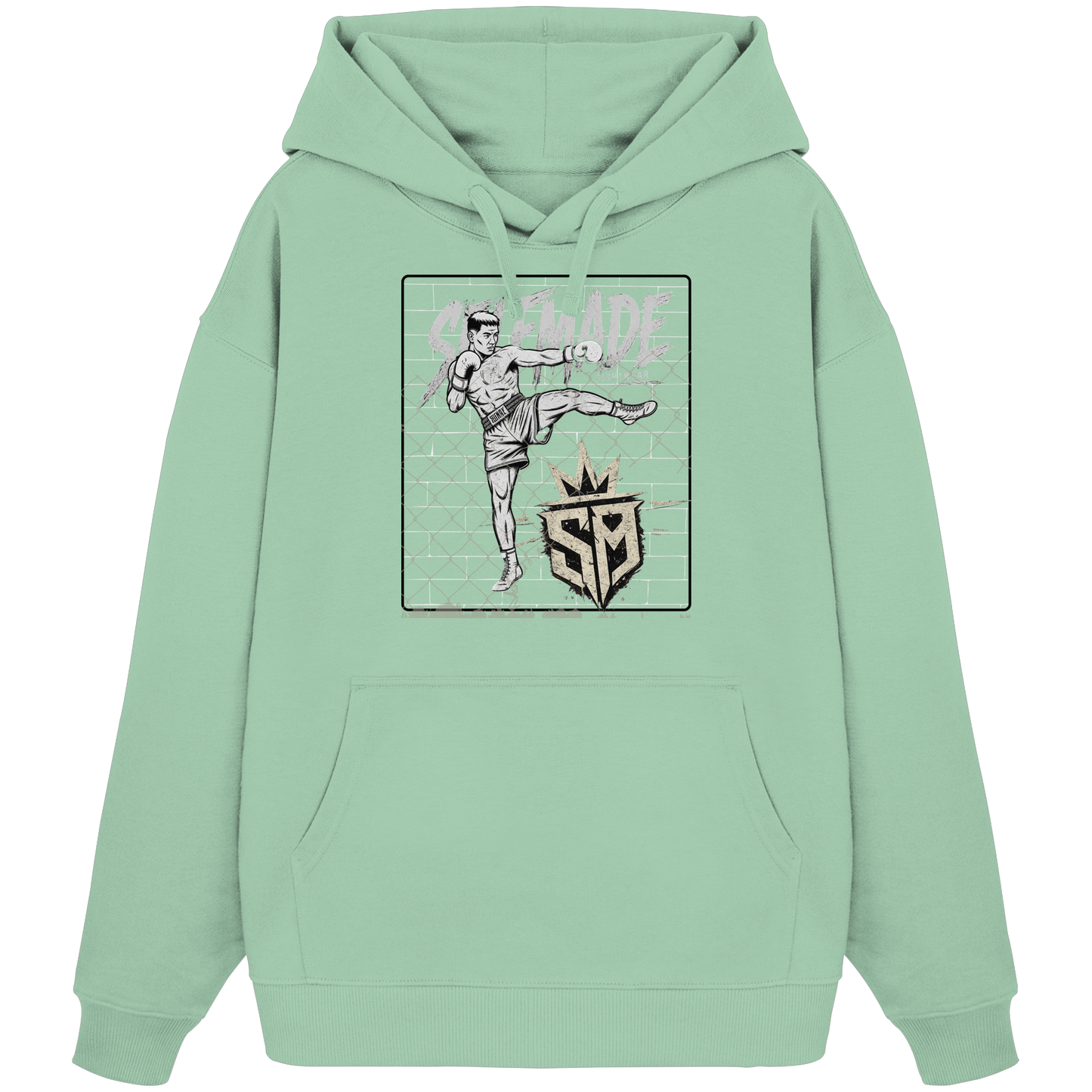 Kickboxer MuayThai No3 - Organic Oversize Hoodie