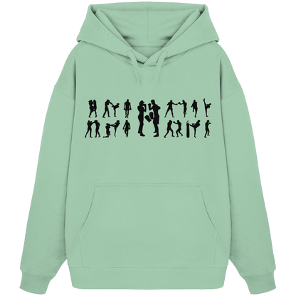 Collage MuayThai No2 - Organic Oversize Hoodie
