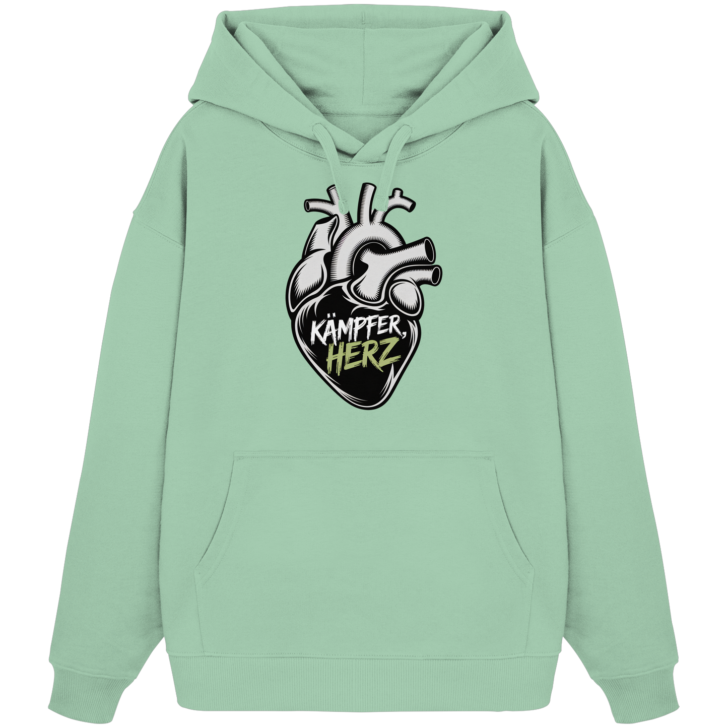 Kämpferherz Muaythai No6 - Organic Oversize Hoodie