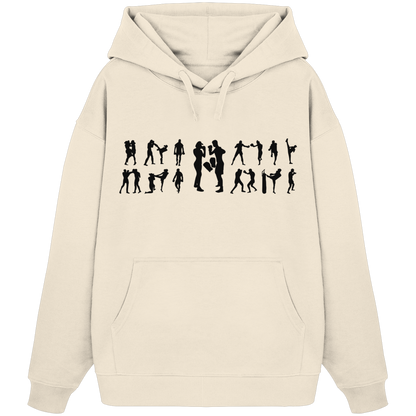 Collage MuayThai No2 - Organic Oversize Hoodie