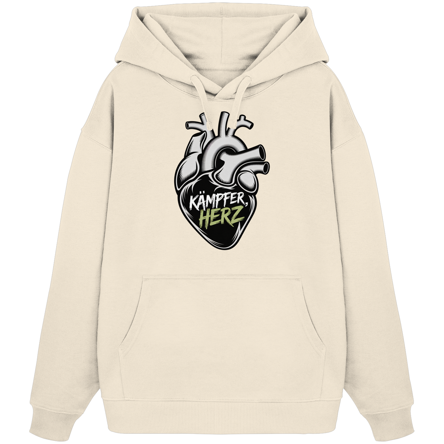 Kämpferherz Muaythai No6 - Organic Oversize Hoodie