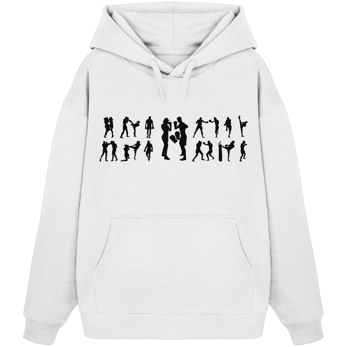 Collage MuayThai No2 - Organic Oversize Hoodie