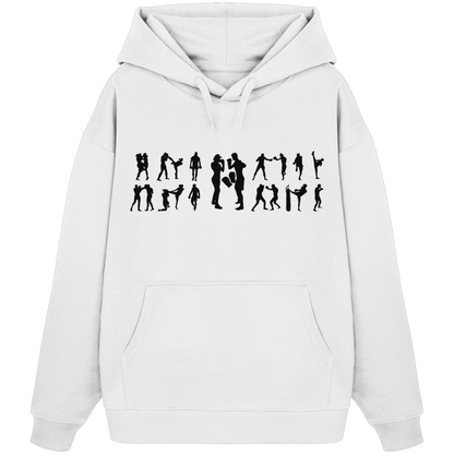 Collage MuayThai No2 - Organic Oversize Hoodie