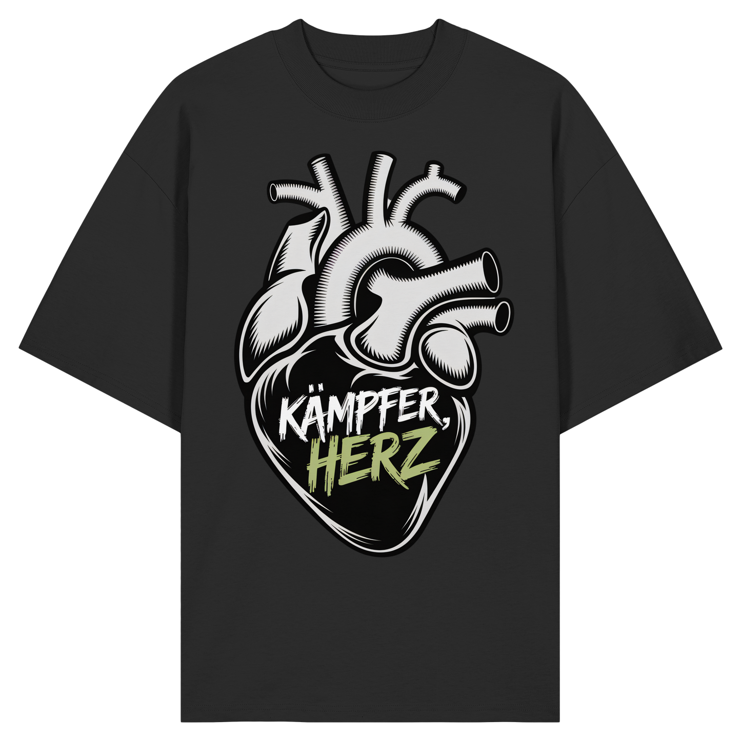 Kämpferherz Muaythai No6 - Organic Oversize Shirt