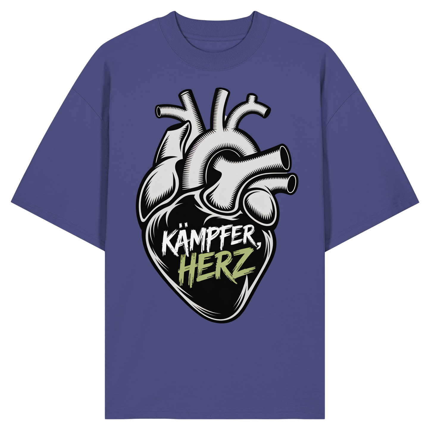 Kämpferherz Muaythai No6 - Organic Oversize Shirt