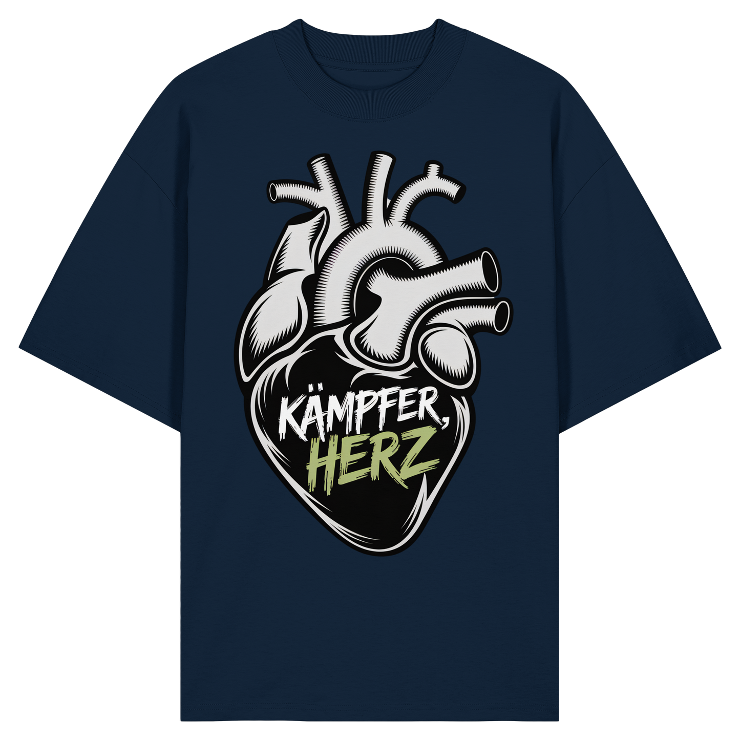Kämpferherz Muaythai No6 - Organic Oversize Shirt