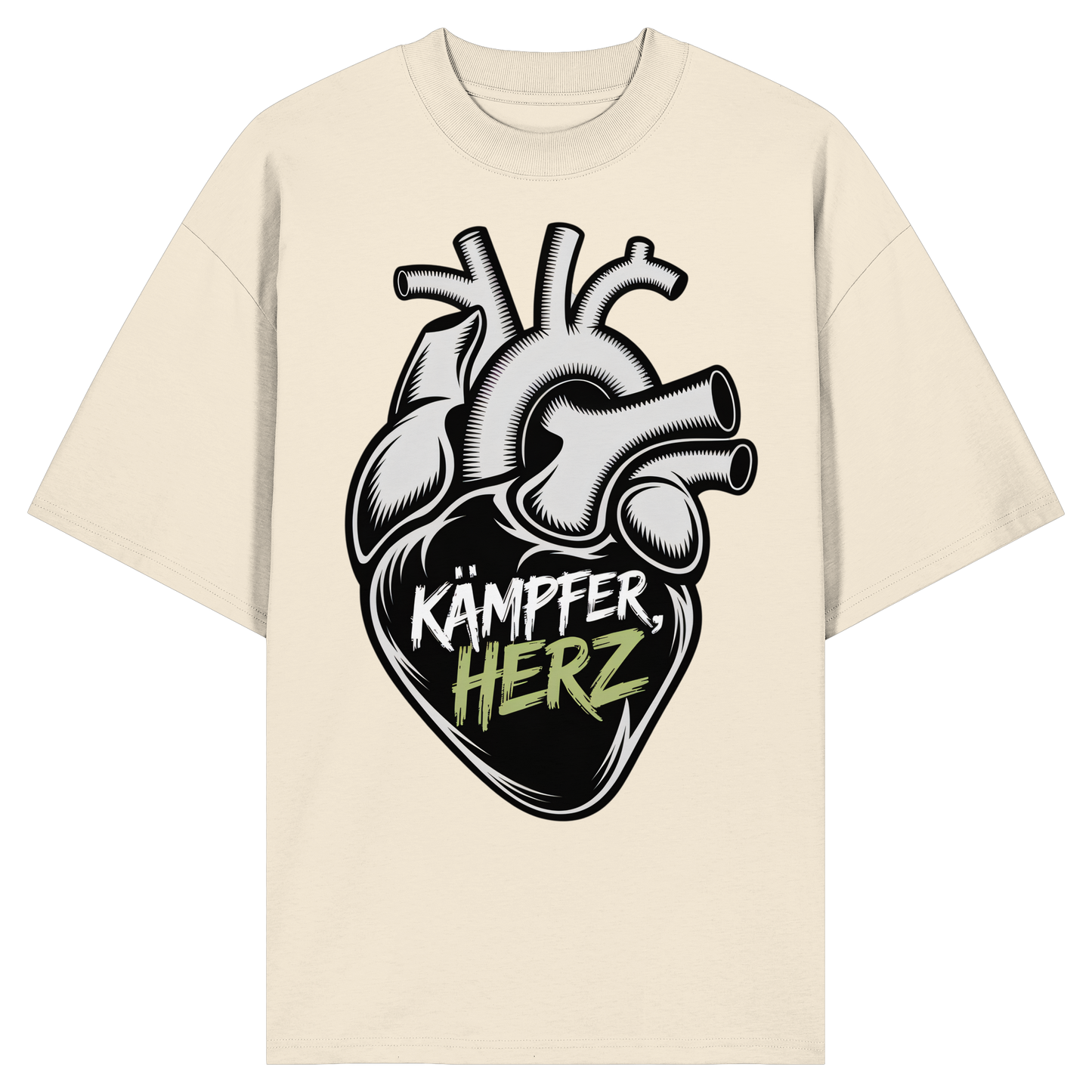 Kämpferherz Muaythai No6 - Organic Oversize Shirt