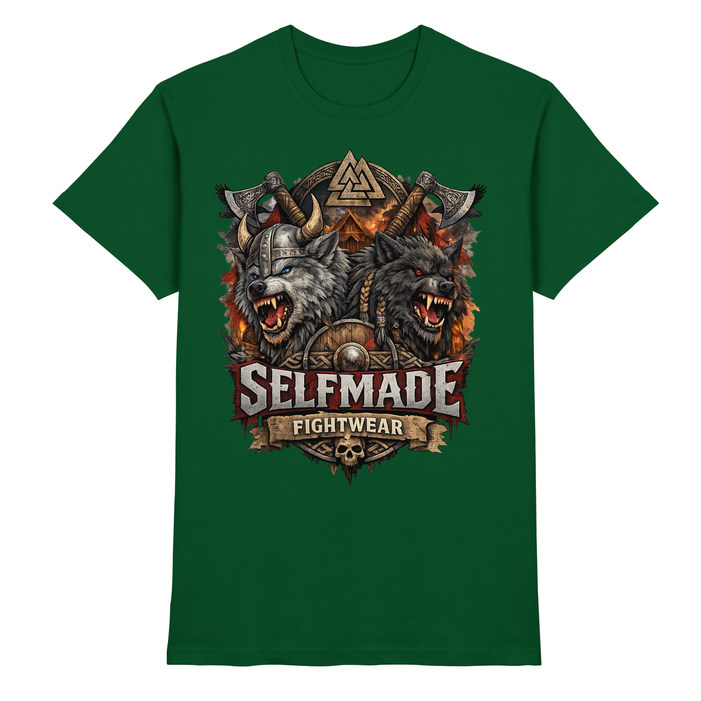 Walhalla Wolf Animal No7 - Premium Shirt