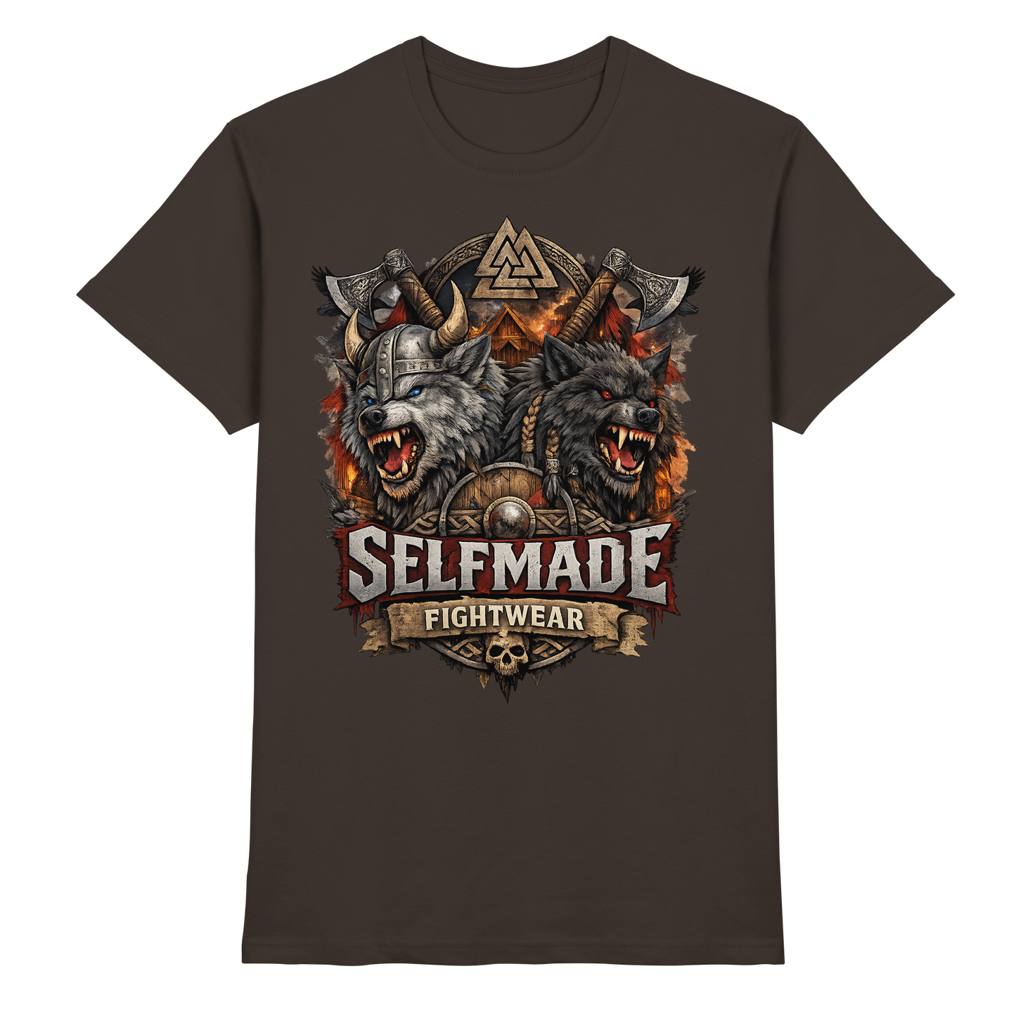 Walhalla Wolf Animal No7 - Premium Shirt