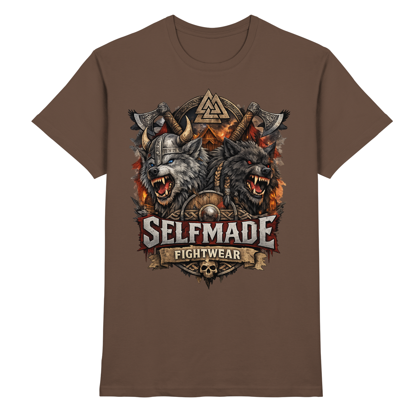 Walhalla Wolf Animal No7 - Premium Shirt