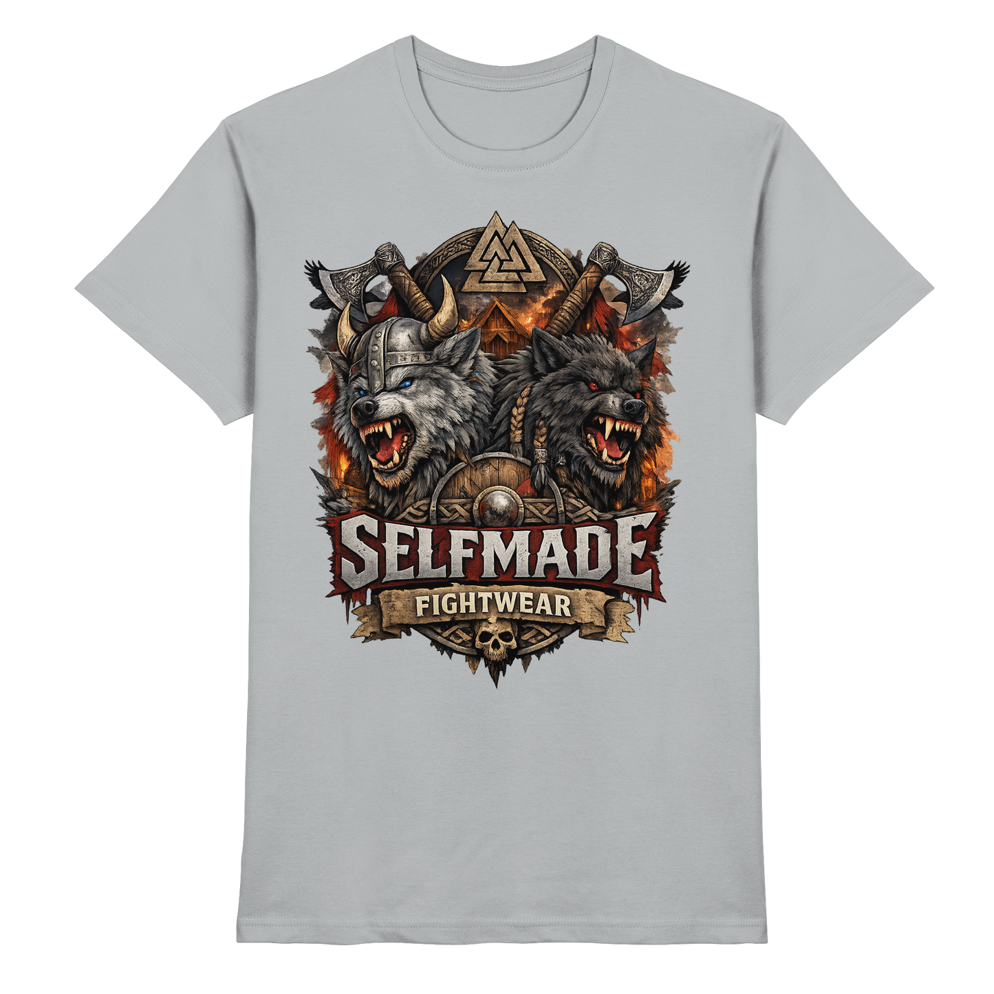Walhalla Wolf Animal No7 - Premium Shirt