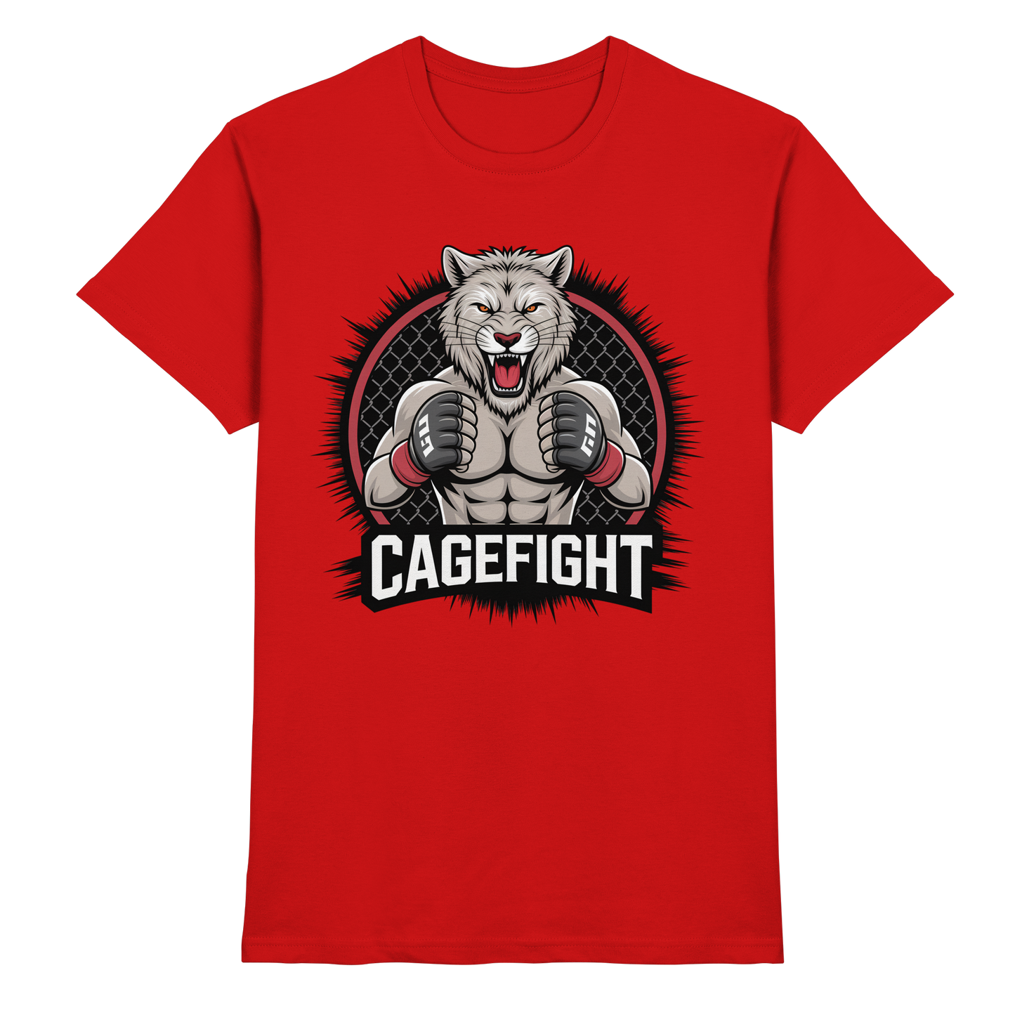 Cage Fight Animal No8 - Premium Shirt