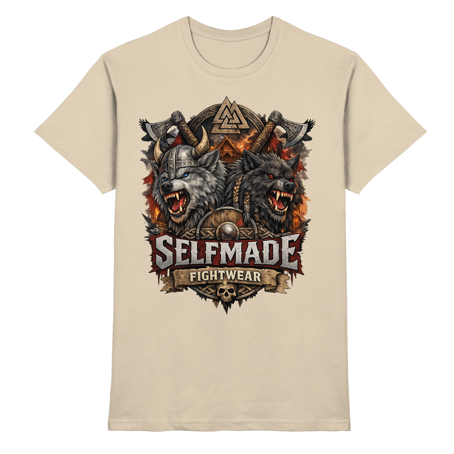 Walhalla Wolf Animal No7 - Premium Shirt