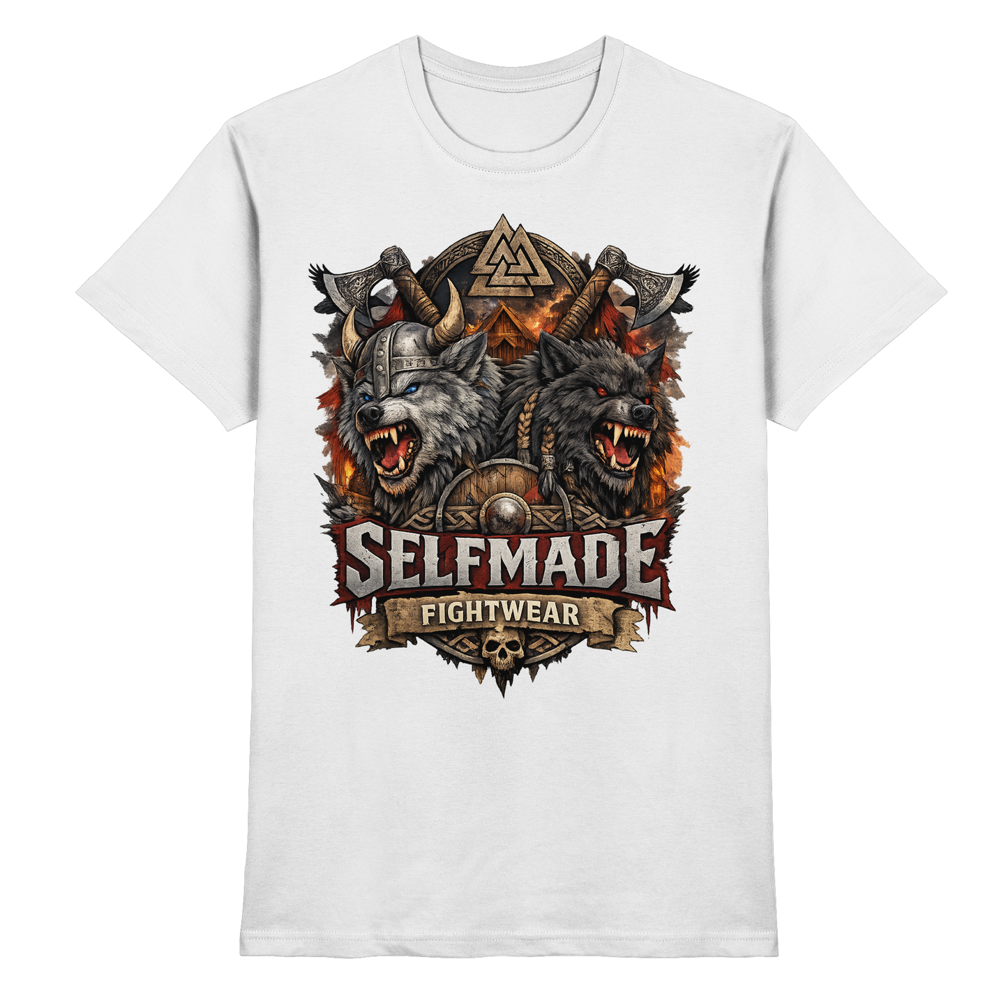 Walhalla Wolf Animal No7 - Premium Shirt