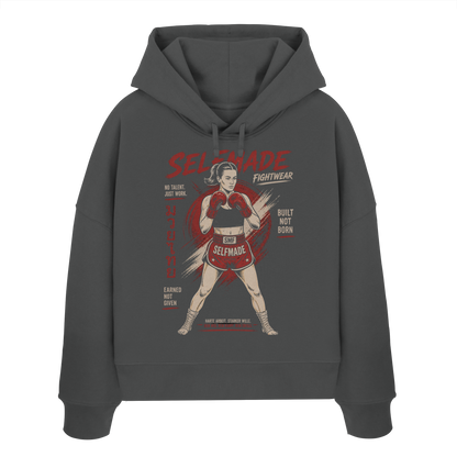 Women No1 - Womens Organic Boxcut Hoodie
