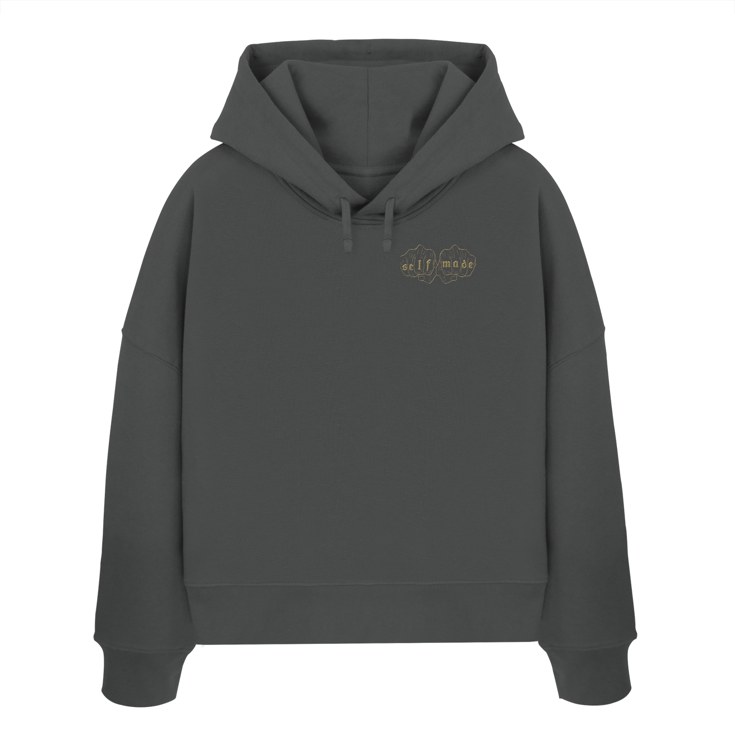 Women Classic Logo - Womens Organic Boxcut Hoodie