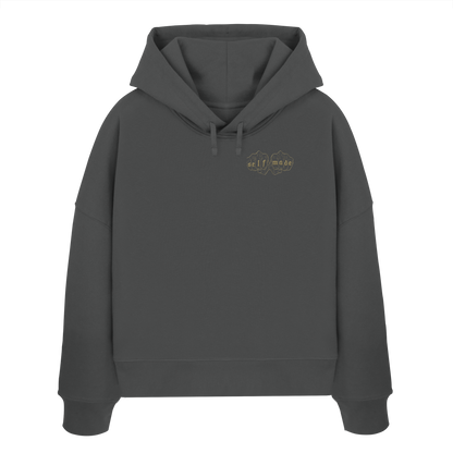 Women Classic Logo - Womens Organic Boxcut Hoodie