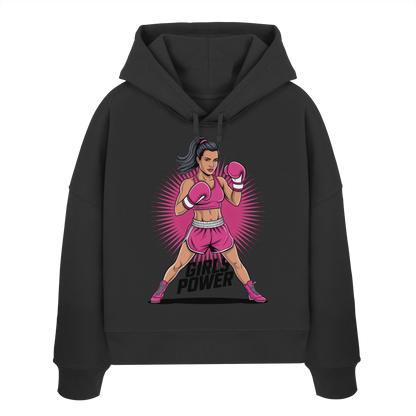Girl Power / Women No2 - Womens Organic Boxcut Hoodie
