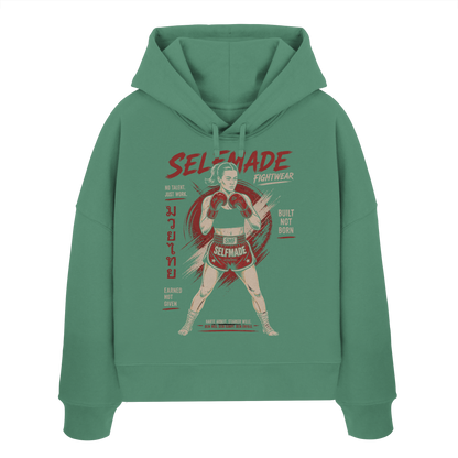Women No1 - Womens Organic Boxcut Hoodie