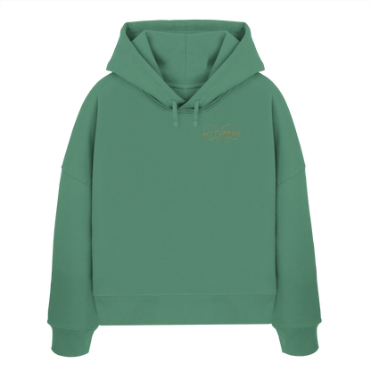 Women Classic Logo - Womens Organic Boxcut Hoodie