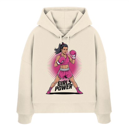 Girl Power / Women No2 - Womens Organic Boxcut Hoodie