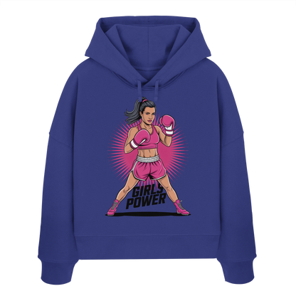 Girl Power / Women No2 - Womens Organic Boxcut Hoodie