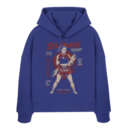 Women No1 - Womens Organic Boxcut Hoodie