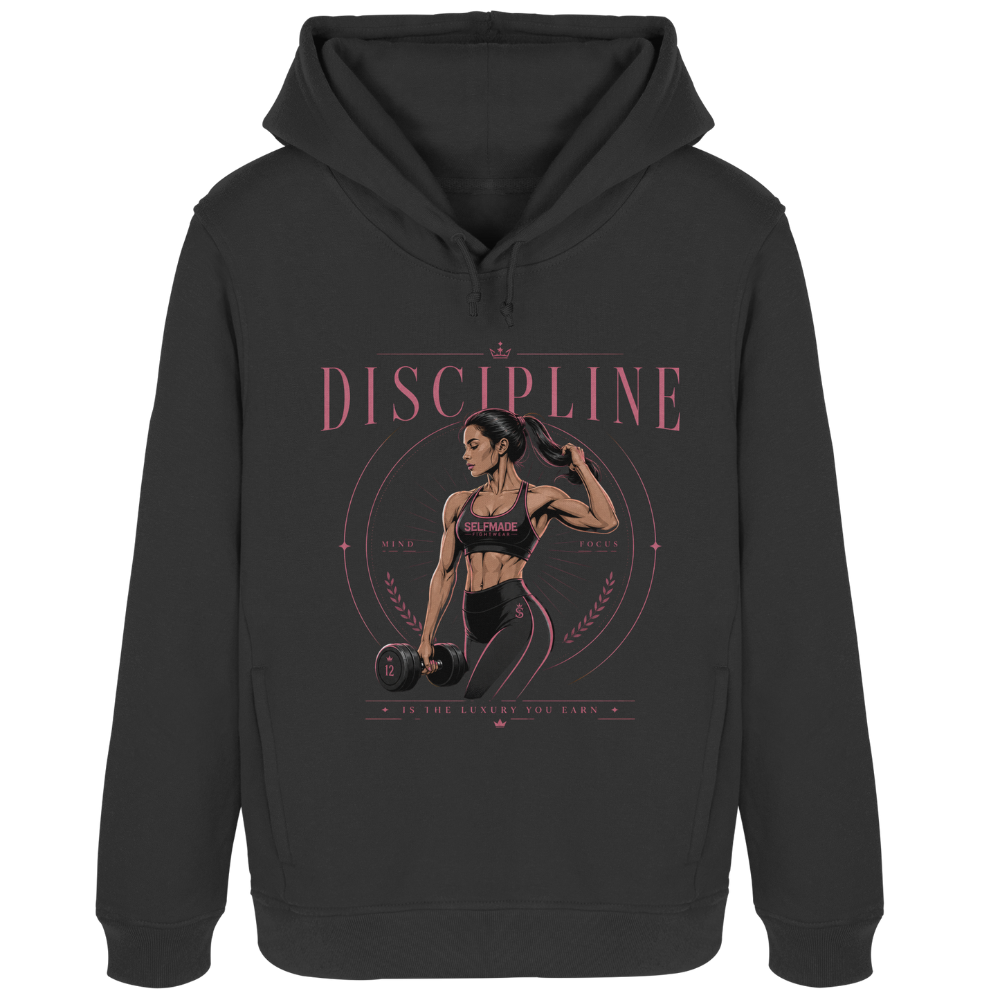 Women Fit No4 - Womens Organic Hoodie B&C
