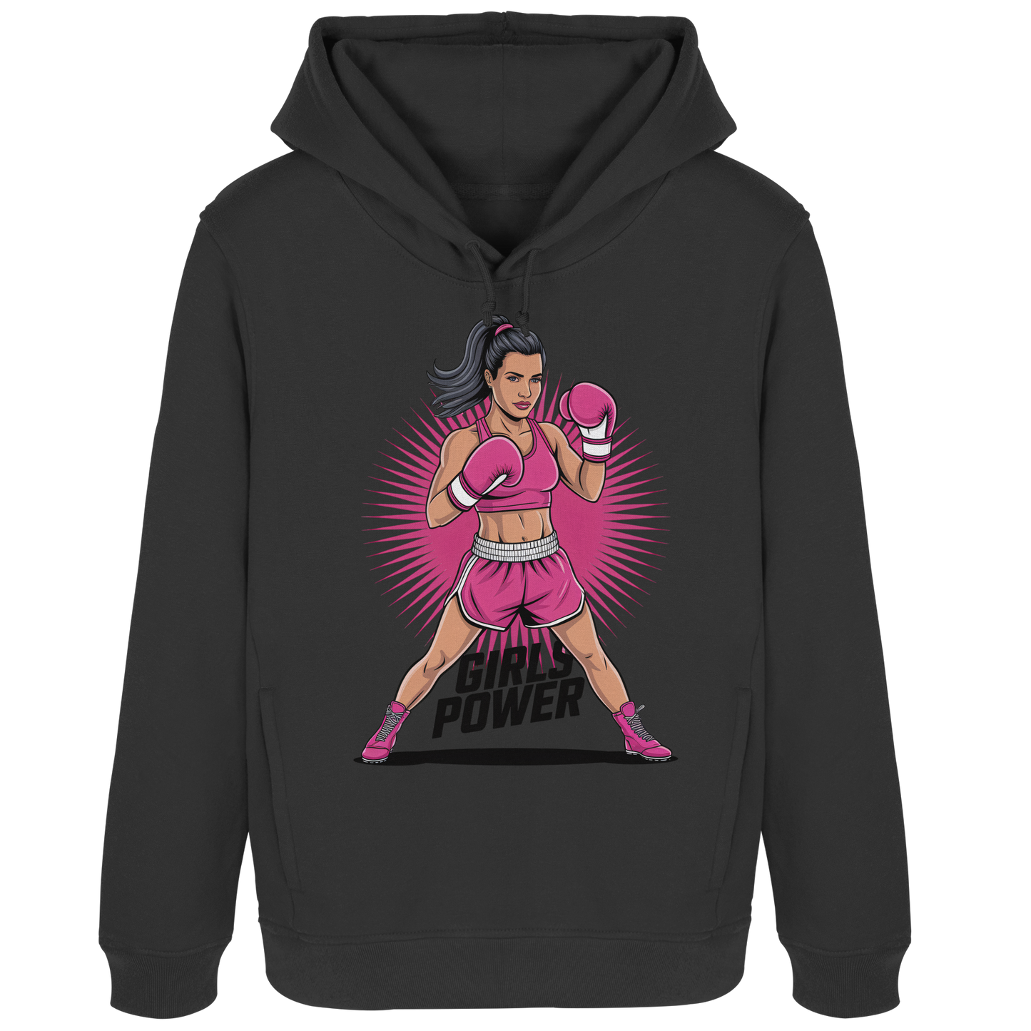 Girl Power / Women No2 - Womens Organic Hoodie B&C