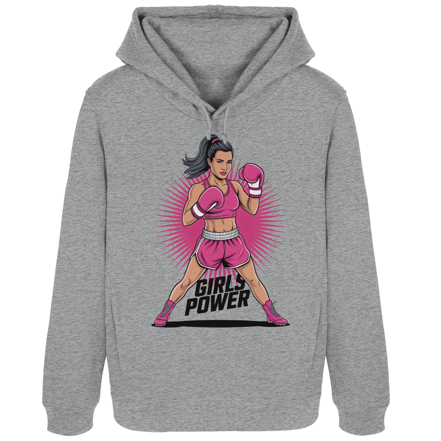 Girl Power / Women No2 - Womens Organic Hoodie B&C