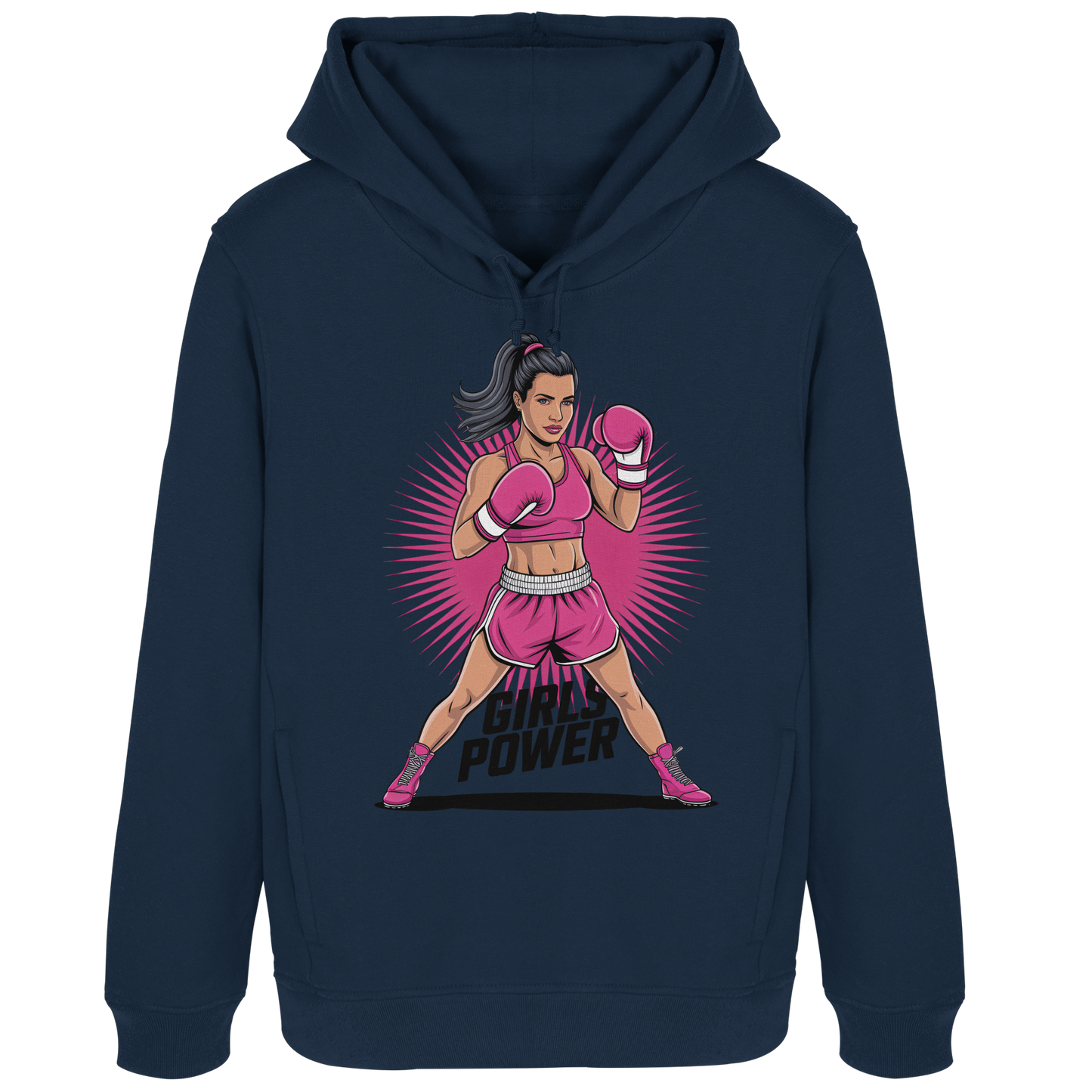 Girl Power / Women No2 - Womens Organic Hoodie B&C