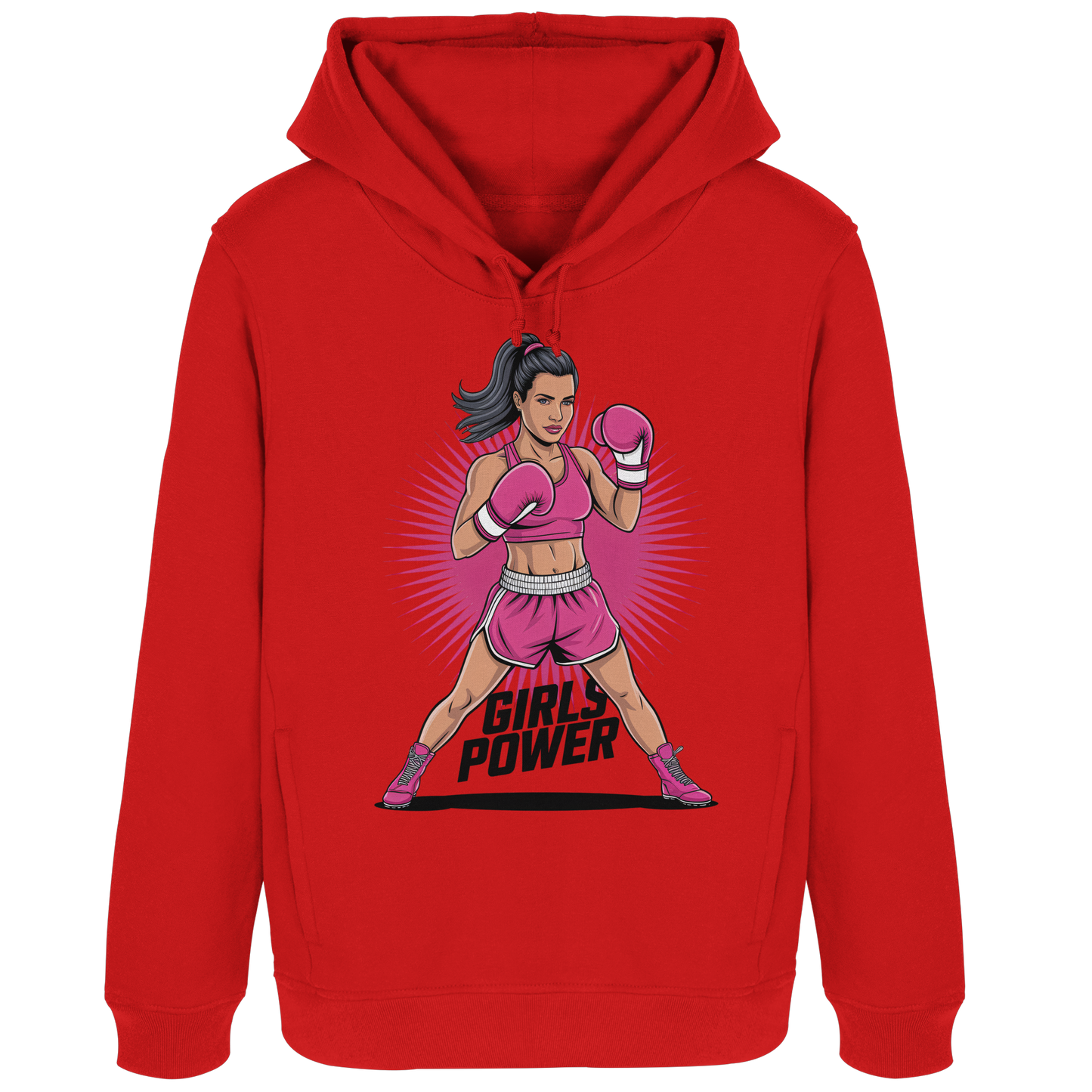 Girl Power / Women No2 - Womens Organic Hoodie B&C