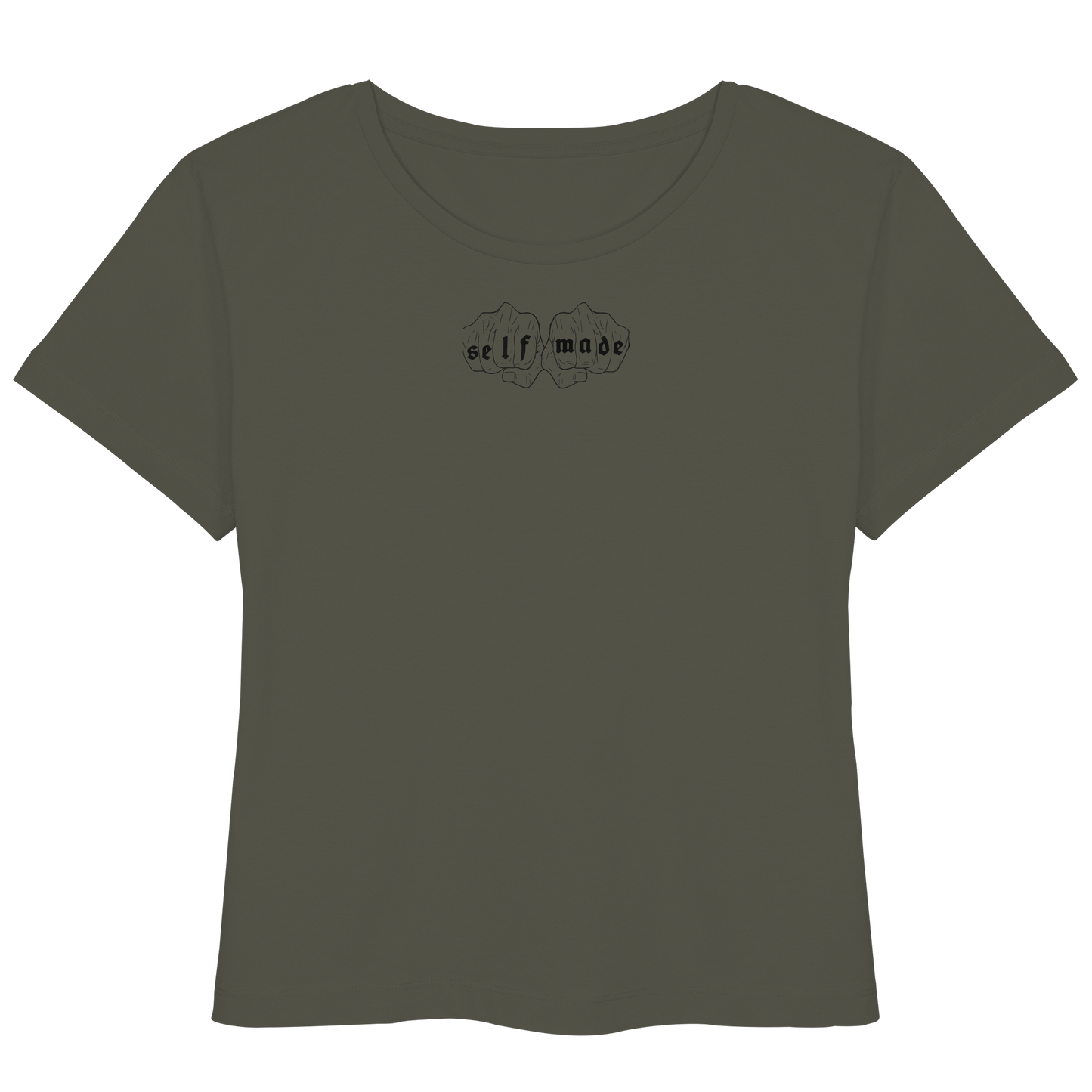 Women Front Logo  - Womens Organic Lightweight T-Shirt